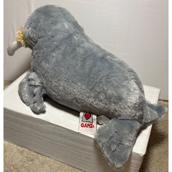 Ganz Webkinz Gray Walrus Plush Stuffed Animal Toy Friend NO CODE 9" - Picture 4 of 9